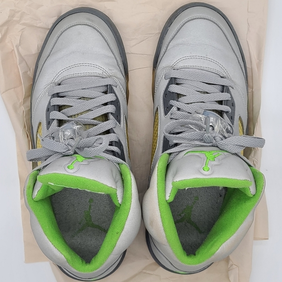 Nike Air Jordan 5 Retro 'Green Bean' Men sz.10 - Picture 4 of 12